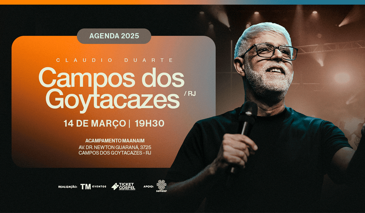 CLAUDIO DUARTE EM CAMPOS DOS GOYTACAZES 2025