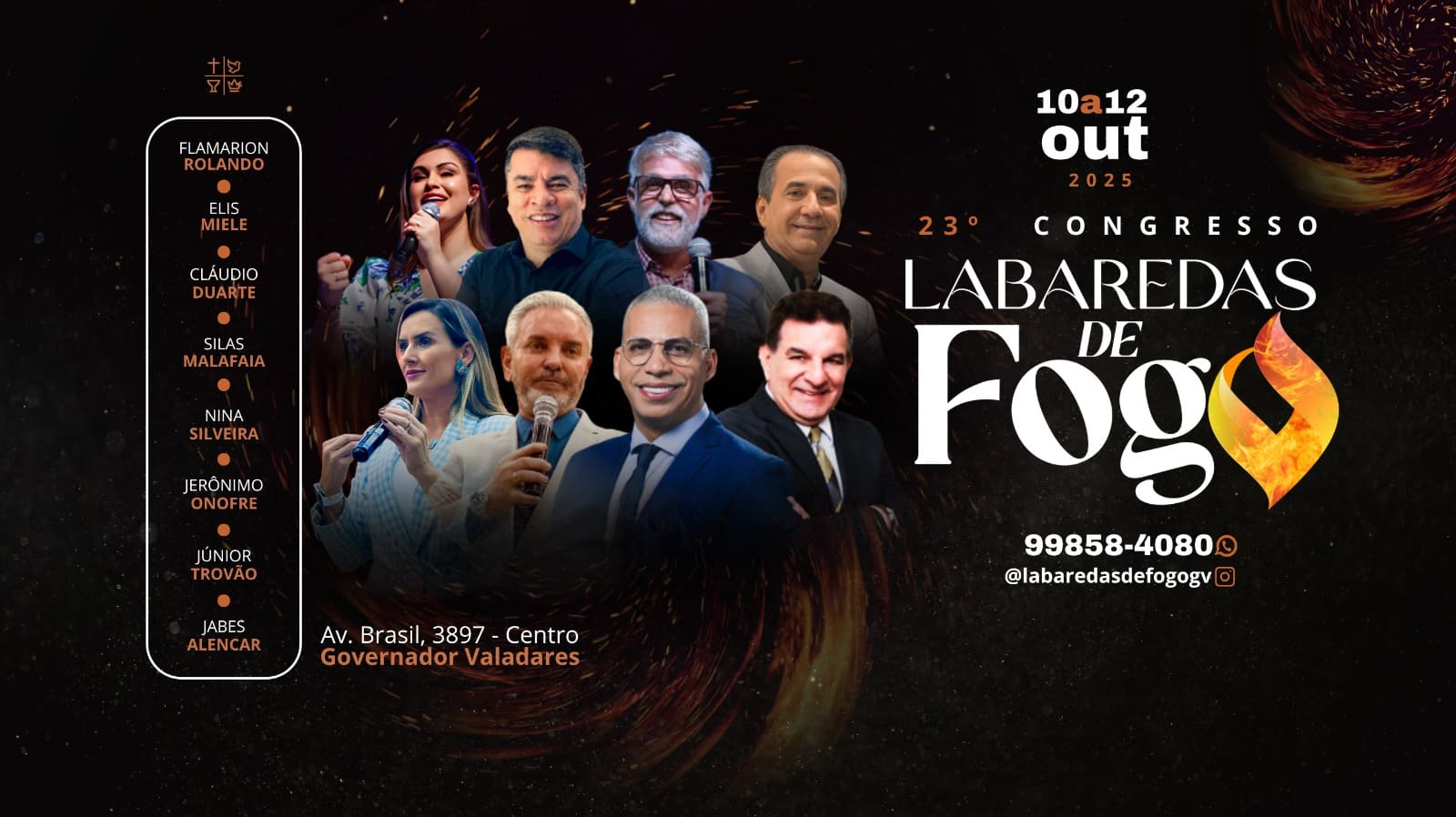 CONGRESSO MINISTROS LABAREDAS DE FOGO 2025