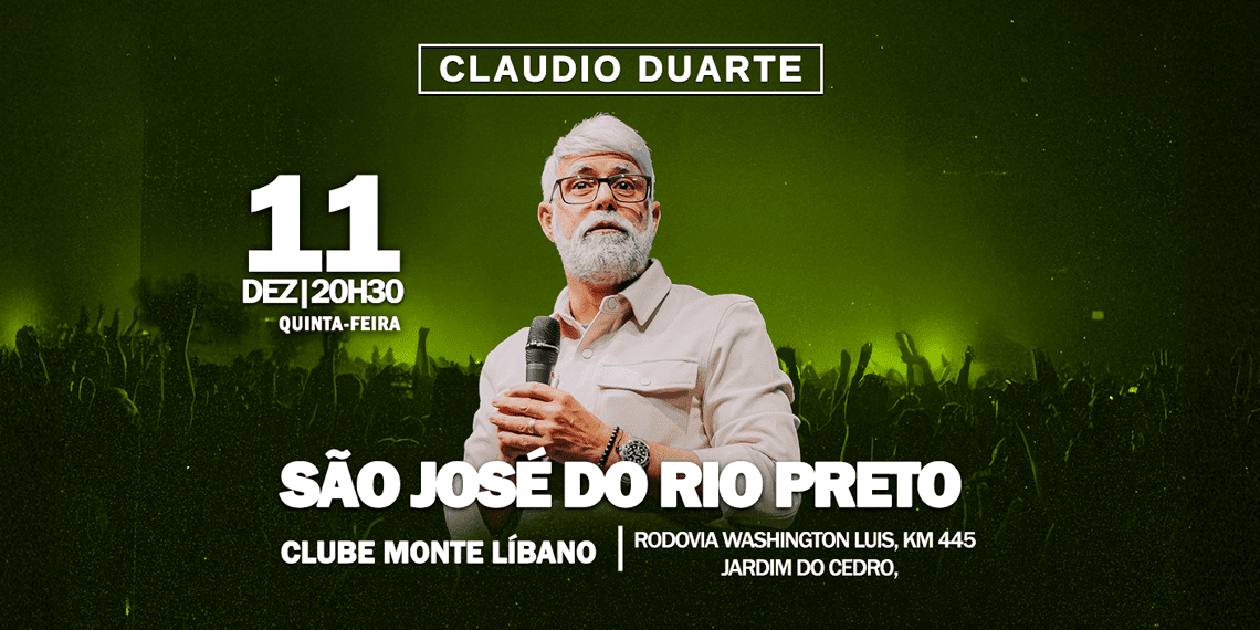 Claudio Duarte em São José do Rio Preto