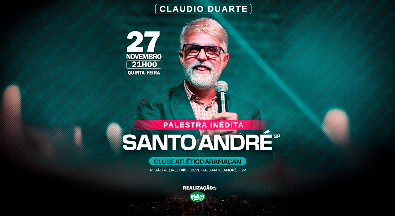 Palestra Claudio Duarte - Santo André