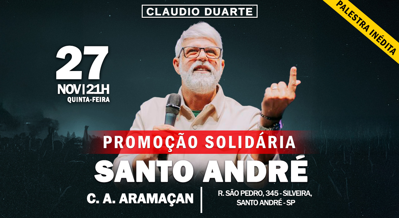Palestra Claudio Duarte - Santo André
