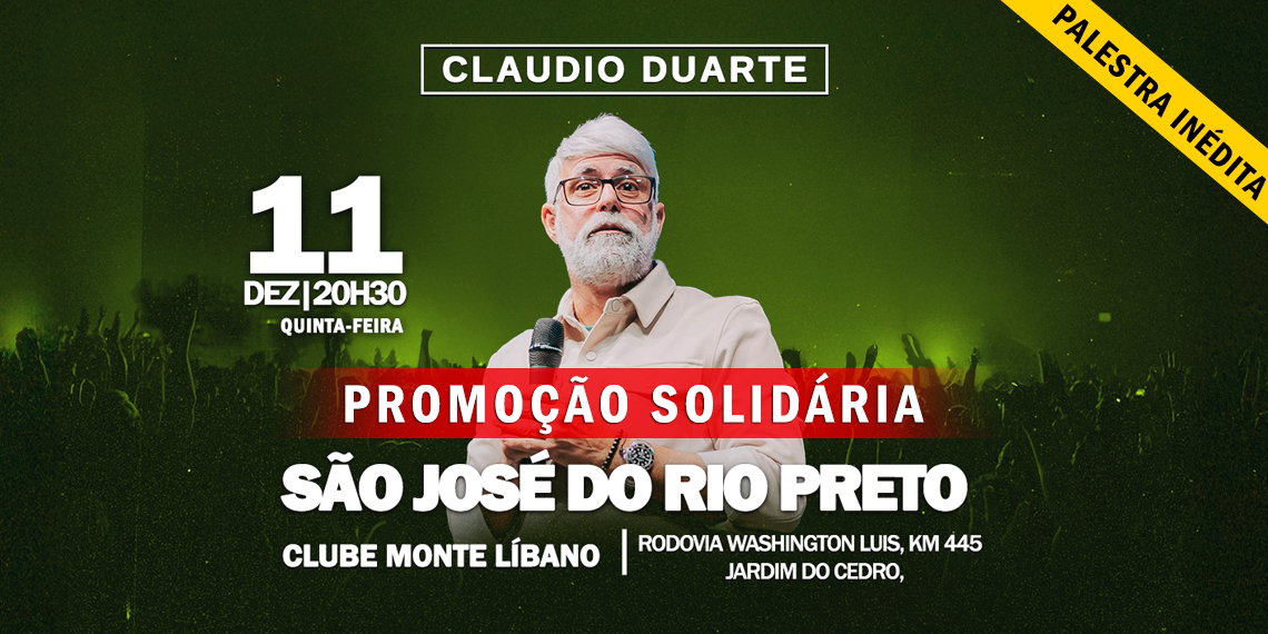 Claudio Duarte em São José do Rio Preto