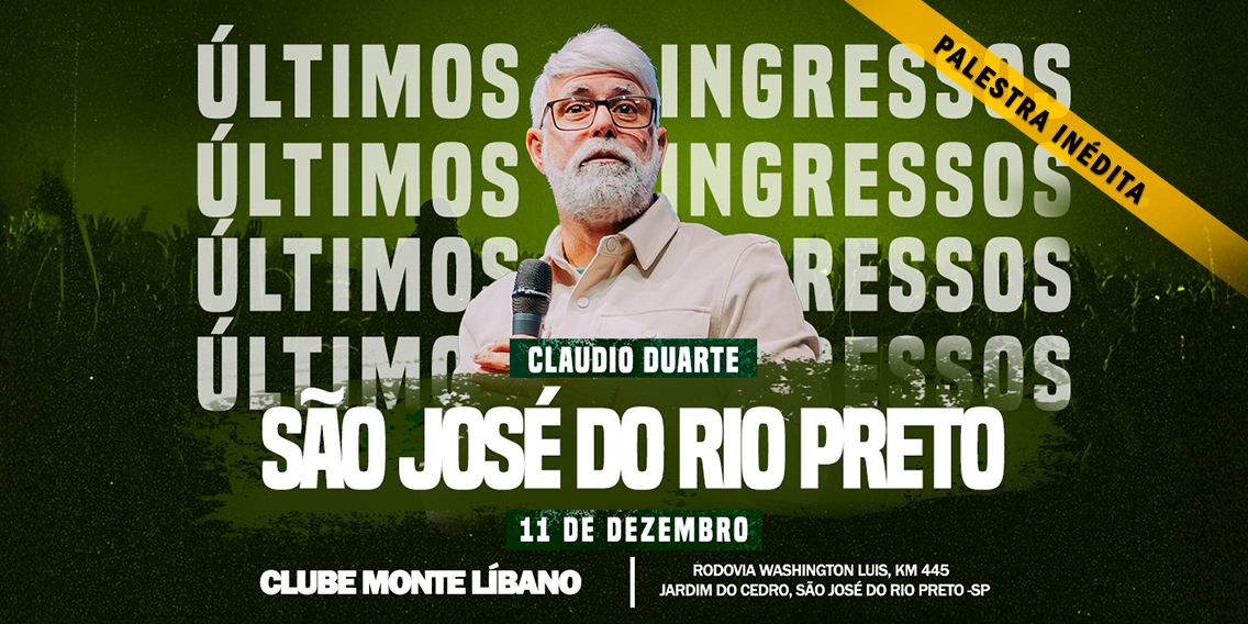 Claudio Duarte em São José do Rio Preto