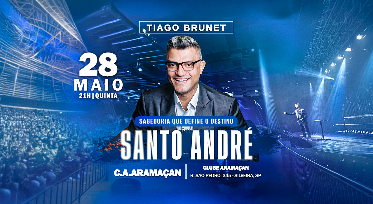 TIAGO BRUNET EM SANTO ANDRÉ