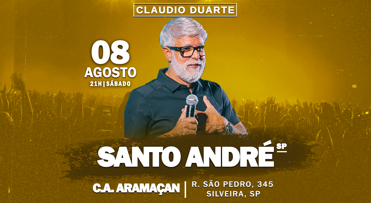 CLAUDIO DUARTE EM SANTO ANDRÉ