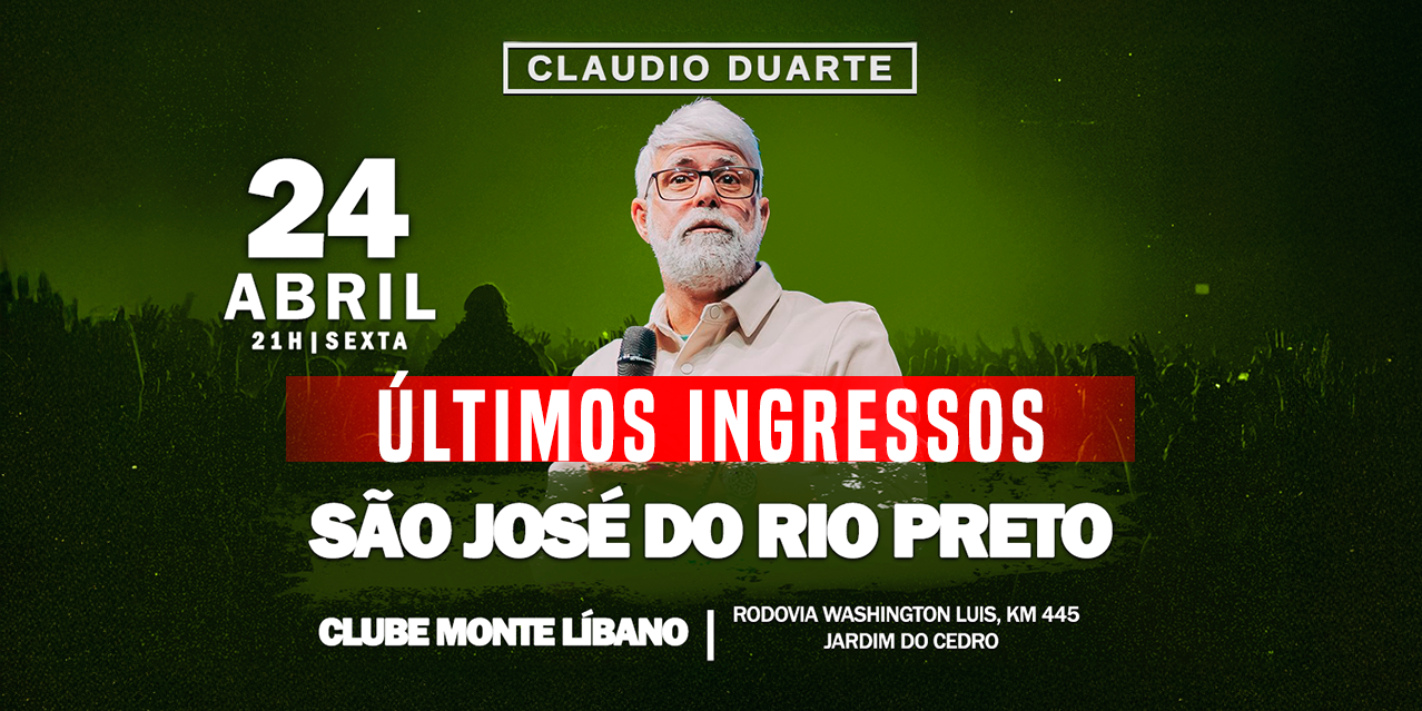 Claudio Duarte em São José do Rio Preto